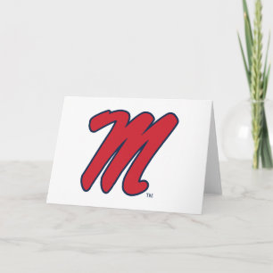 University of Mississippi Script M Card