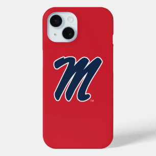University of Mississippi Script M iPhone 15 Case
