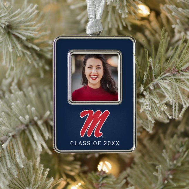 University of Mississippi | Script M Christmas Ornament (Tree)
