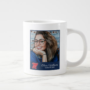 University of Mississippi Script M Giant Coffee Mug