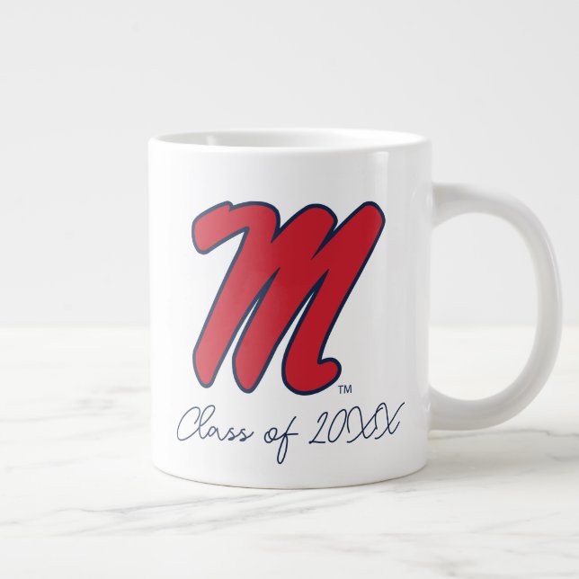 University of Mississippi | Script M Giant Coffee Mug (Right)