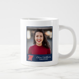 University of Mississippi Script M Giant Coffee Mug