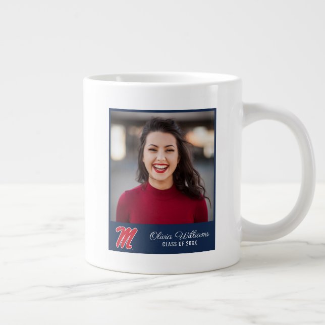 University of Mississippi | Script M Giant Coffee Mug (Right)