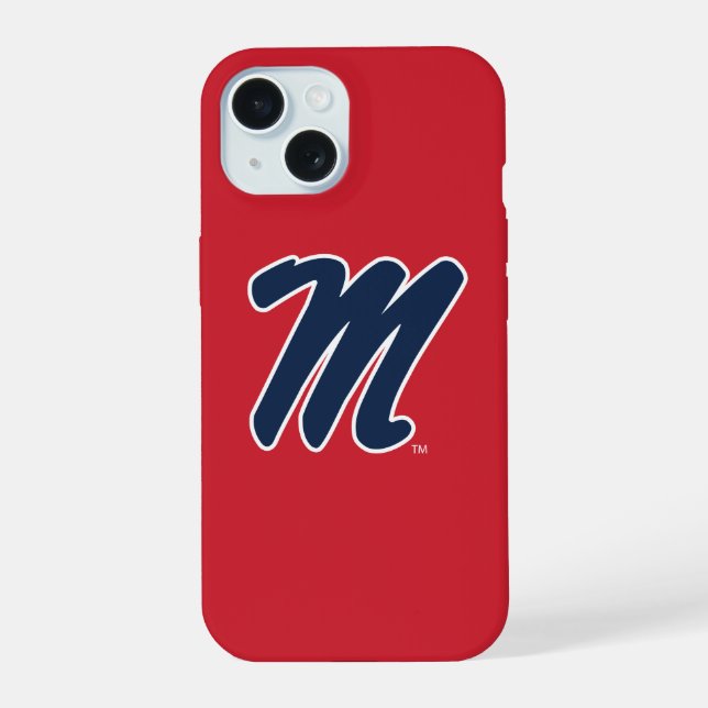 University of Mississippi | Script M Iphone Case (Back)