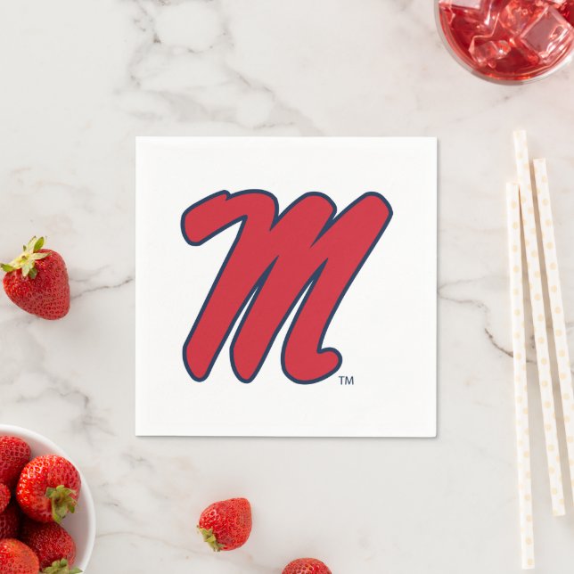 University of Mississippi | Script M Napkins (Insitu)