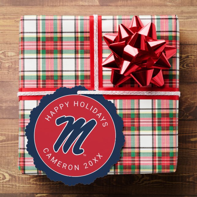 University of Mississippi | Script M Ornament Card (Insitu (Gift))