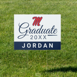 University of Mississippi Script M Sign