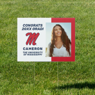 University of Mississippi Script M Sign