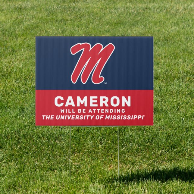 University of Mississippi | Script M Sign (Insitu)