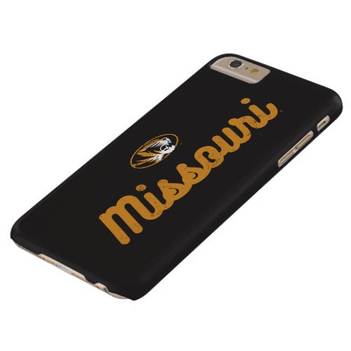 University Of Missouri  Classic Script Logo Barely There iPhone 6 Plus Case