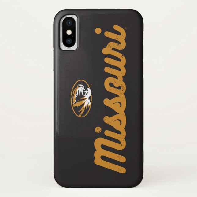 University Of Missouri | Classic Script Logo Case-Mate iPhone Case (Back)