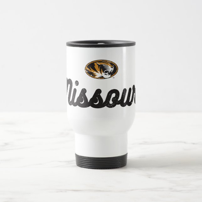 University Of Missouri | Classic Script Logo Travel Mug (Center)