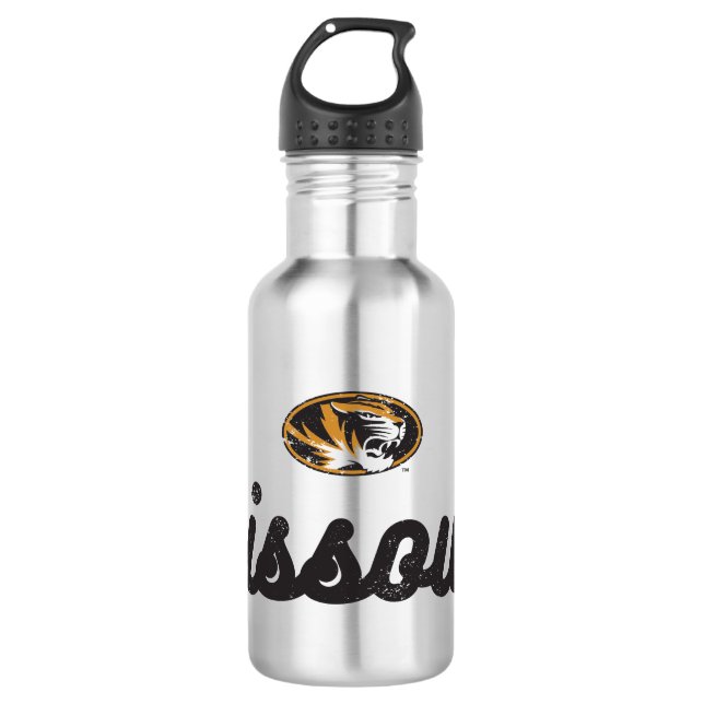 University Of Missouri | Classic Script Logo Water Bottle (Front)