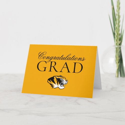 University of Missouri  Congratulations Graduate Card