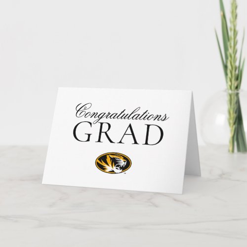 University of Missouri  Congratulations Graduate Card