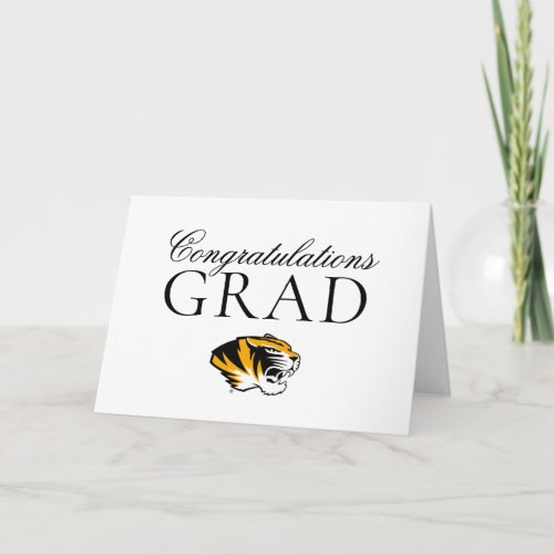 University of Missouri  Congratulations Graduate Card