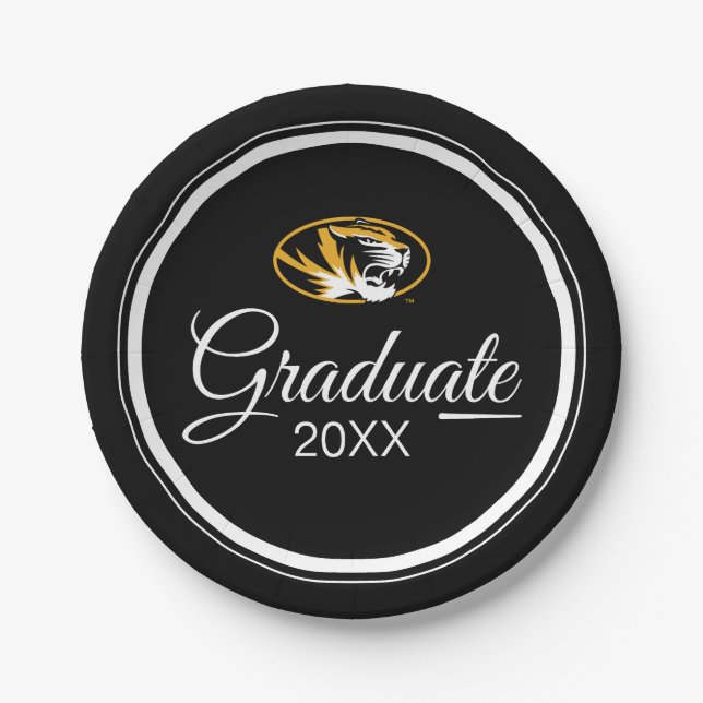 University of Missouri Graduate Paper Plates (Front)