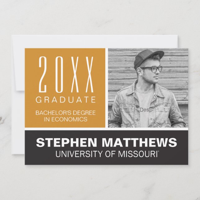 University of Missouri Graduation Announcement (Front)
