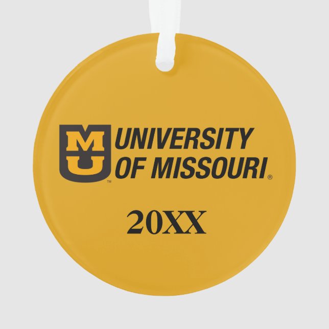 University of Missouri MU Logo Ornament (Back)