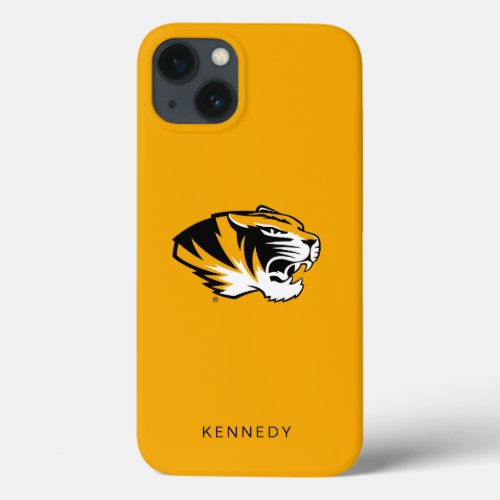 University of Missouri Tiger  Add Your Name iPhone 13 Case