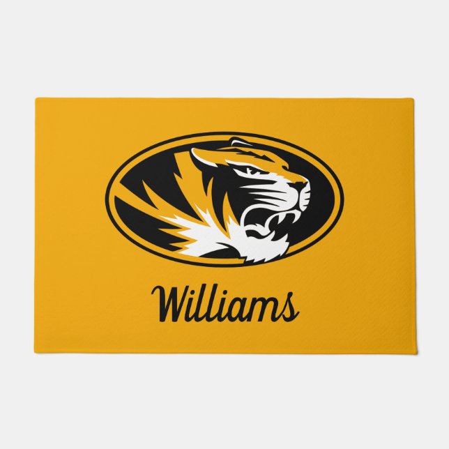 University of Missouri Tiger | Add Your Name Doormat (Front)