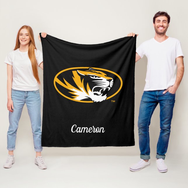 University of Missouri Tiger | Add Your Name Fleece Blanket (In Situ)
