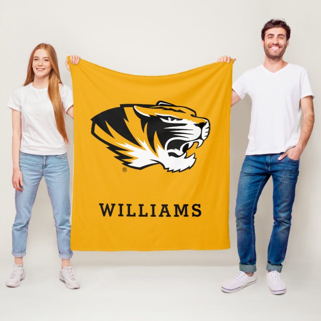 University of Missouri Tiger | Add Your Name Fleece Blanket (In Situ)