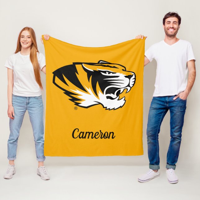 University of Missouri Tiger | Add Your Name Fleece Blanket (In Situ)