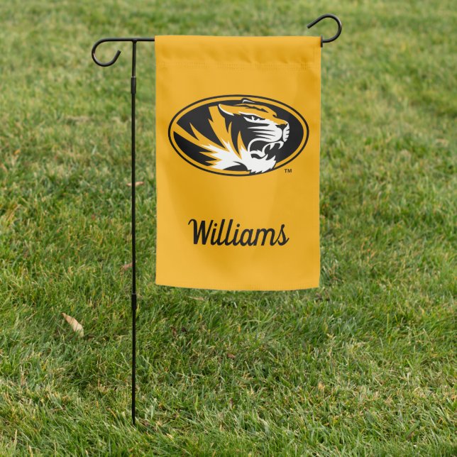 University of Missouri Tiger | Add Your Name Garden Flag (In SItu)