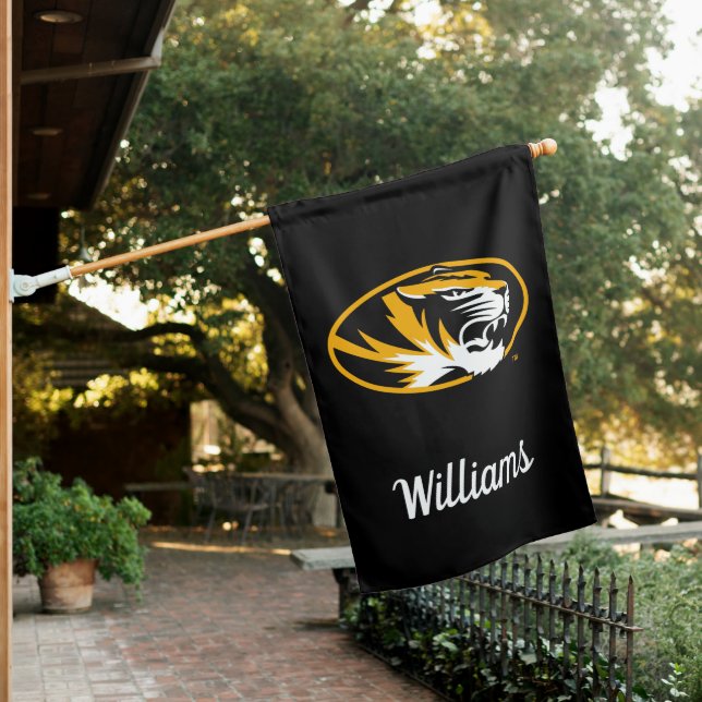 University of Missouri Tiger | Add Your Name House Flag (In SItu)