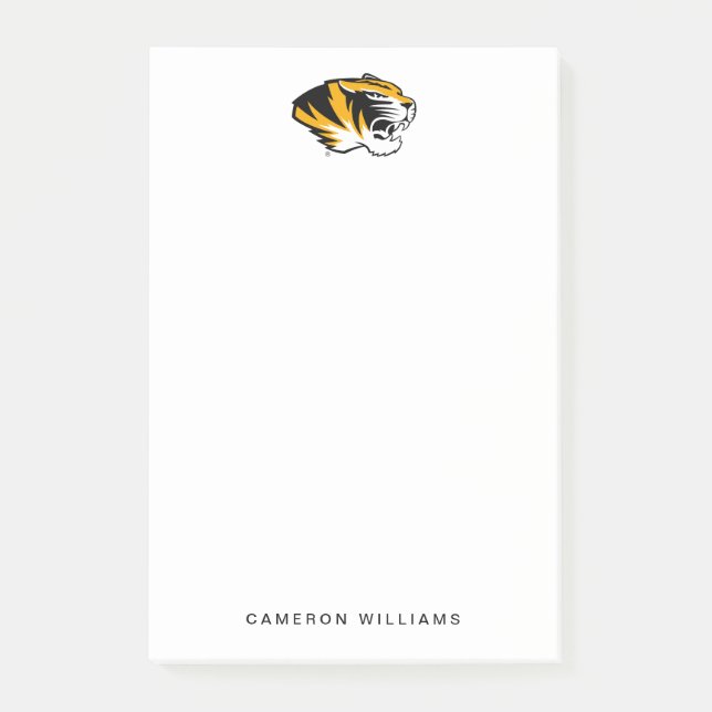 University of Missouri Tiger | Add Your Name Post-it Notes (Front)