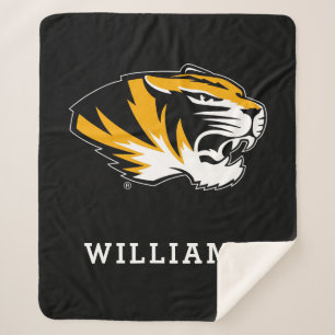 University of Missouri Tiger Add Your Name Sherpa Blanket