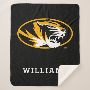 University of Missouri Tiger Add Your Name Sherpa Blanket