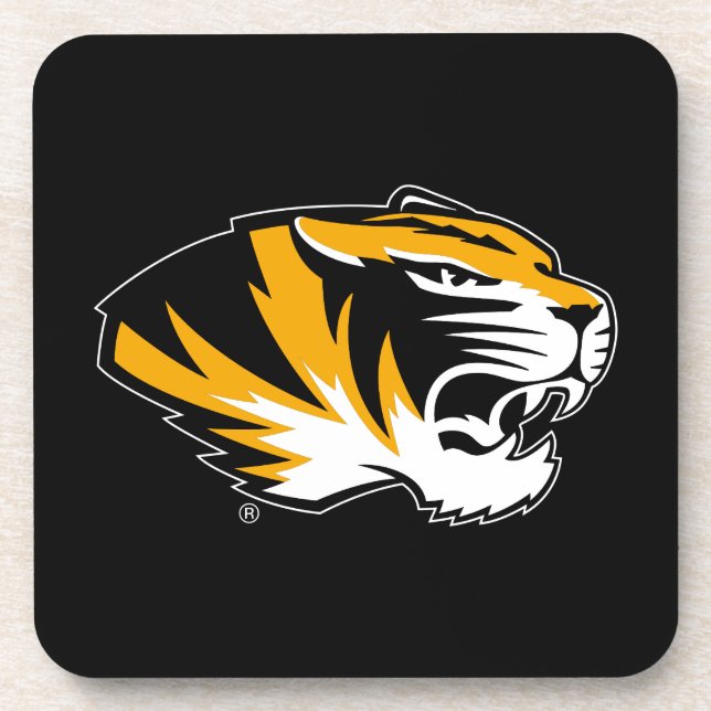 University of Missouri Tiger Beverage Coaster (Front)