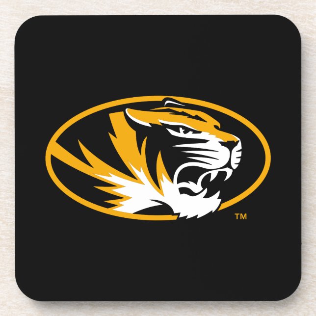 University of Missouri Tiger Beverage Coaster (Front)
