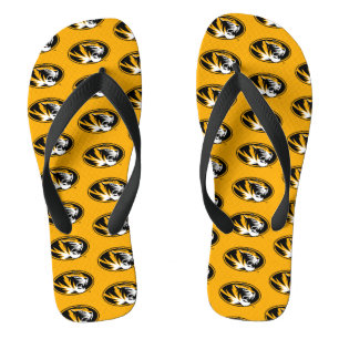 University of Missouri Tiger Flip Flops