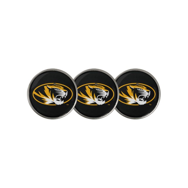 University of Missouri Tiger Golf Ball Marker (3 Up)