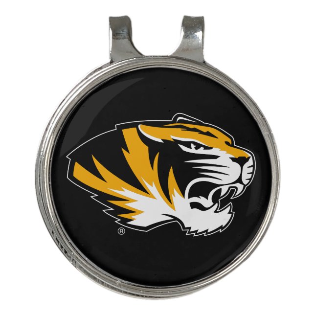 University of Missouri Tiger Golf Hat Clip (Front)
