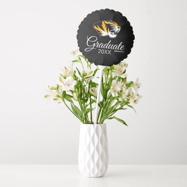University of Missouri Tiger | Graduation Balloon (Vase)