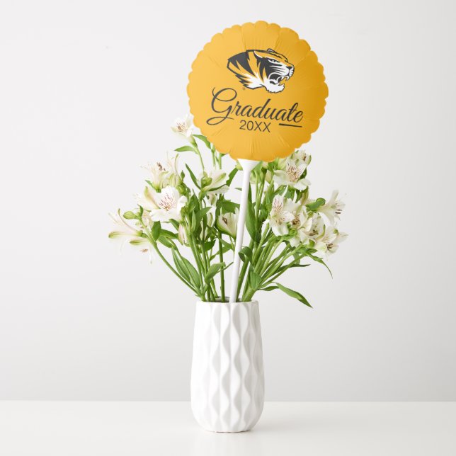 University of Missouri Tiger | Graduation Balloon (Vase)