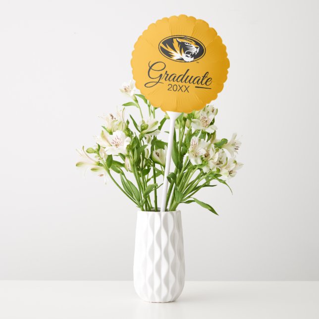 University of Missouri Tiger | Graduation Balloon (Vase)