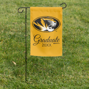 University of Missouri Tiger   Graduation Garden Flag
