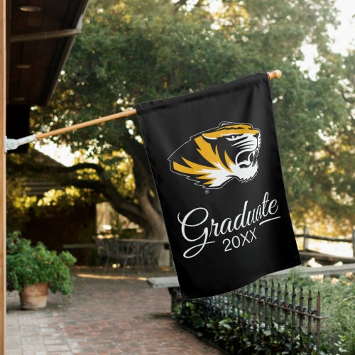 University of Missouri Tiger  Graduation House Flag