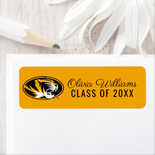 University of Missouri Tiger Graduation Label