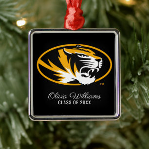 University of Missouri Tiger Graduation Metal Ornament