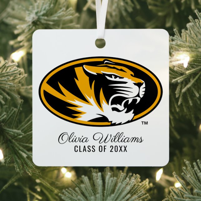 University of Missouri Tiger | Graduation Metal Ornament (Insitu)
