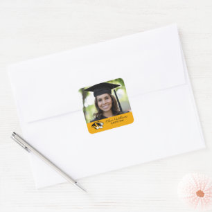 University of Missouri Tiger   Graduation Square Sticker