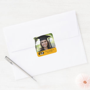 University of Missouri Tiger Graduation Square Sticker