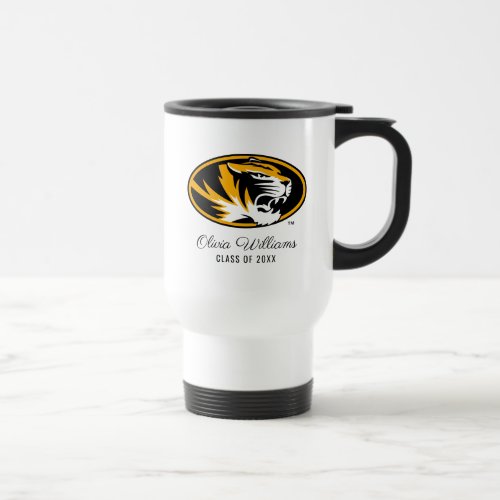 University of Missouri Tiger  Graduation Travel Mug