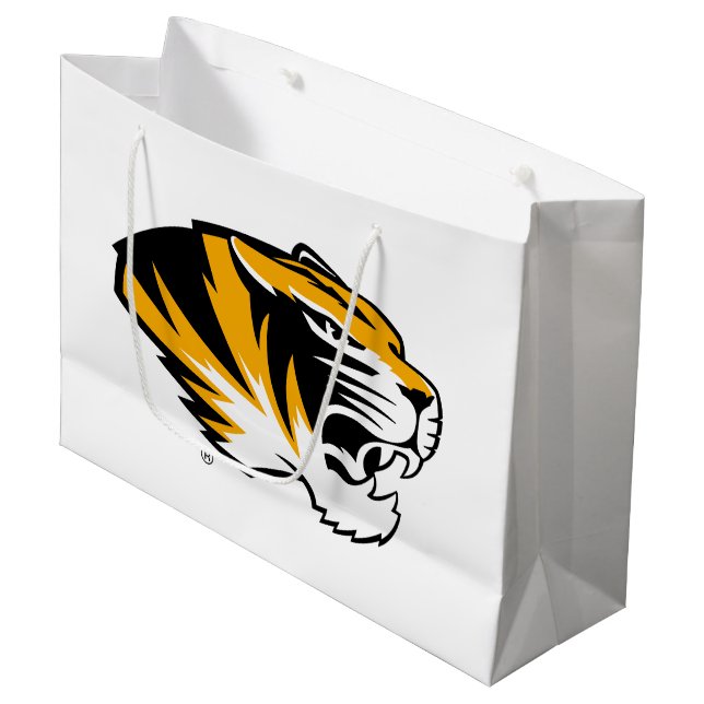 University of Missouri Tiger Large Gift Bag (Front Angled)